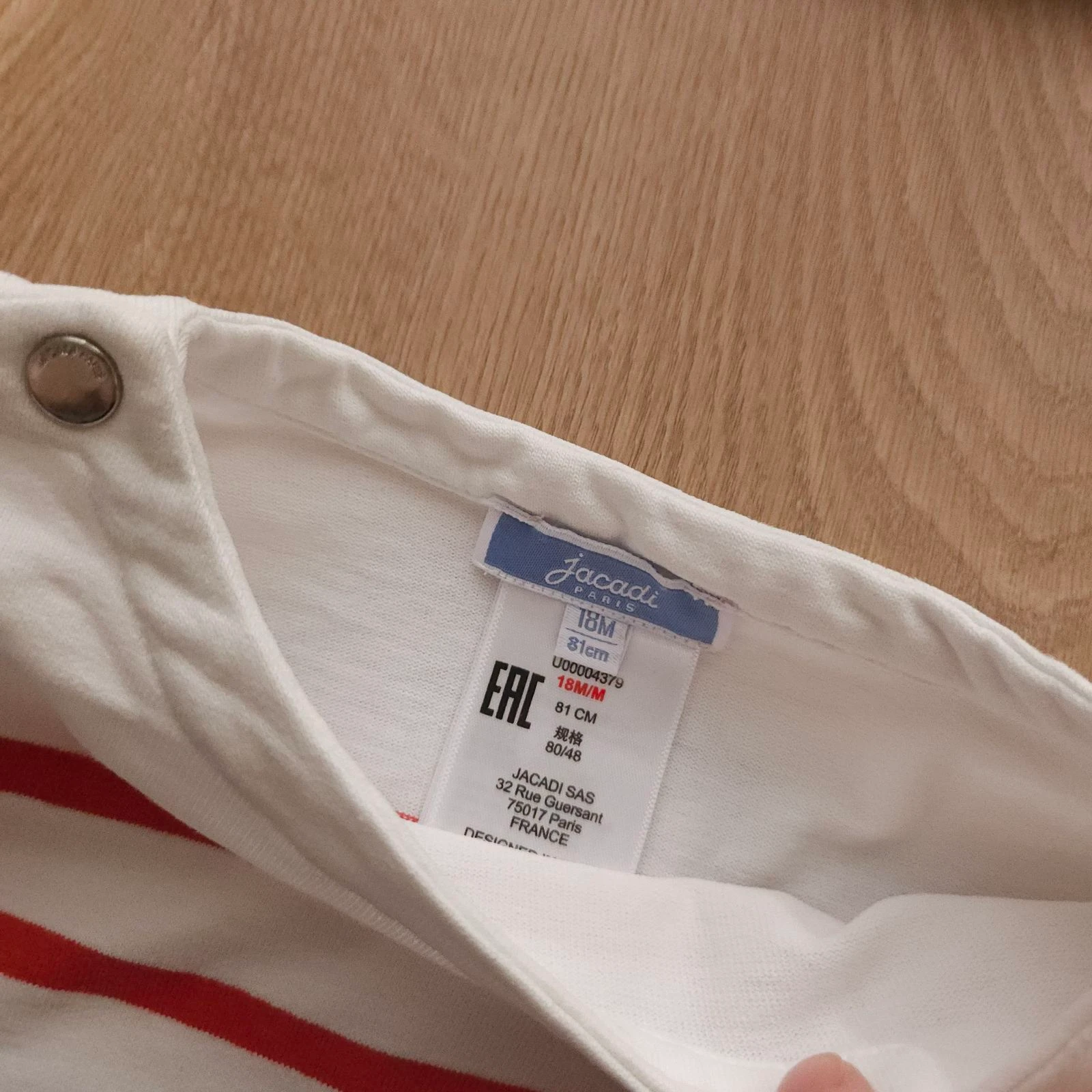 Jacadi lote de 4 blusas de moletom, camisetas e suéteres – photo 4